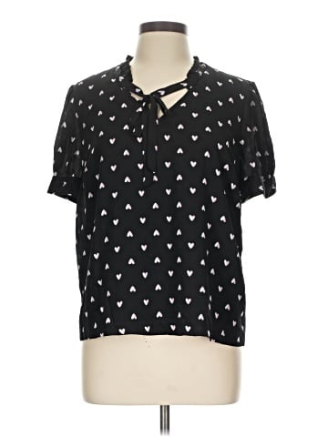 Maison Jules Short Sleeve Blouse (view 1)
