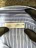 Zara 100% Cotton Stripes Blue Long Sleeve Button-Down Shirt Size 9 - 10 - photo 3