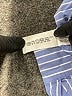 Zara 100% Cotton Stripes Blue Long Sleeve Button-Down Shirt Size 9 - 10 - photo 4