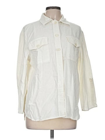 Jones New York 3/4 Sleeve Button-Down Shirt (view 1)