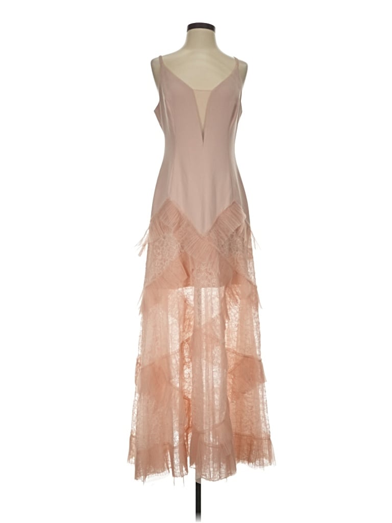 Pre-owned Bcbgmaxazria Cocktail Dress In Tan