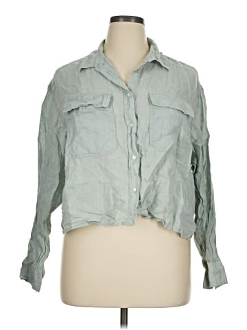 Gap Long Sleeve Button-Down Shirt (view 1)