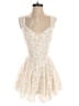 Cotton Candy LA 100% Polyester Ivory Romper Size S - photo 1
