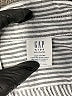 Gap Kids Stripes Gray Long Sleeve Button-Down Shirt Size 14 - 16 - photo 3
