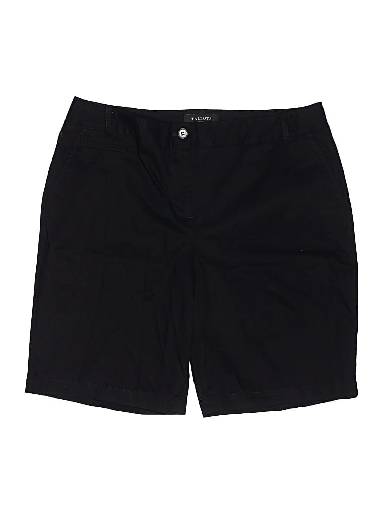 Pre-owned Talbots Khaki Shorts In Black
