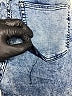 Divided by H&M Tie-dye Blue Jeans Size 6 - photo 3