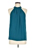 Ranlege 100% Polyester Teal Sleeveless Blouse Size 8 - 10 - photo 1