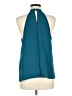 Ranlege 100% Polyester Teal Sleeveless Blouse Size 8 - 10 - photo 2