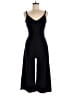 Soprano Solid Black Jumpsuit Size M - photo 1