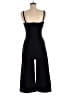 Soprano Solid Black Jumpsuit Size M - photo 2