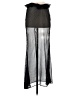 Miss Selfridge 100% Polyester Black Formal Skirt Size 27 waist - photo 1