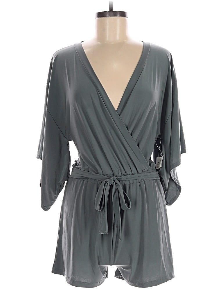 Pre-owned Windsor Romper In Gray