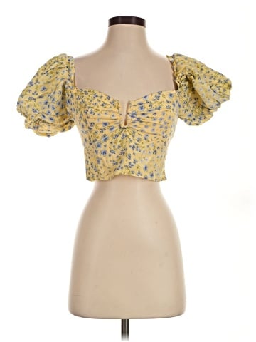 Abercrombie & Fitch Short Sleeve Blouse (view 1)