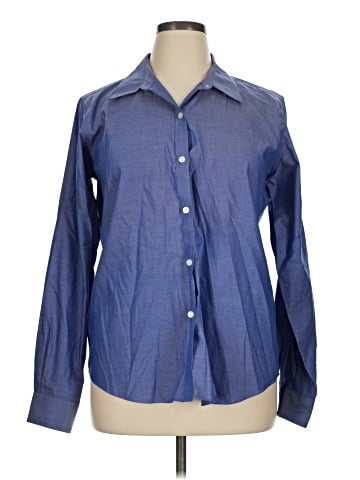 Lizsport Long Sleeve Button-Down Shirt (view 1)