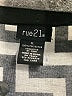 rue21 100% Polyester Chevron-herringbone Black Short Sleeve Blouse Size XL - photo 7