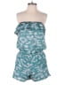 Collective Concepts 100% Polyester Tropical Teal Romper Size S - photo 1