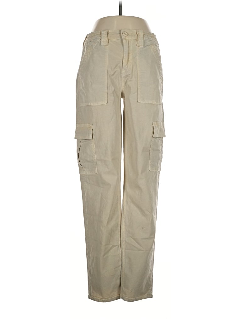 Pre-owned American Eagle Outfitters Cargo Pants In Tan