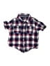 Baby Gap Plaid Blue Short Sleeve Button-Down Shirt Size 3 - photo 1