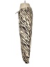 Express 100% Polyester Animal Print Ivory Casual Pants Size M - photo 5
