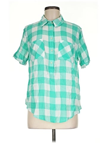 Merona Short Sleeve Button-Down Shirt (view 1)