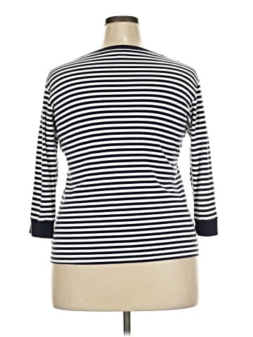 Anne Klein Sport Long Sleeve Henley (view 2)