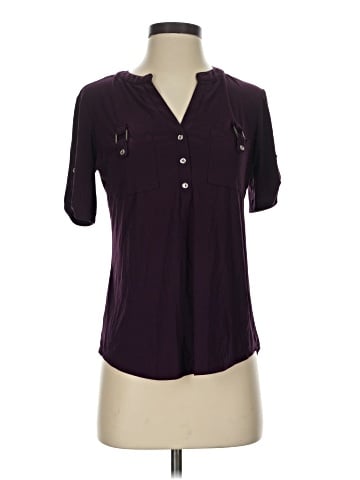 Perseption Concept Short Sleeve Henley (view 1)