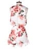 Show Me Your Mumu 100% Polyester Floral Red White Romper Size S - photo 2