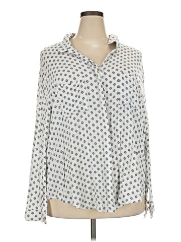 Solitaire Long Sleeve Blouse (view 1)