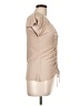 Max Studio Tan Short Sleeve Top Size L - photo 4