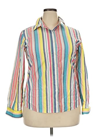 Foxcroft Long Sleeve Blouse (view 1)