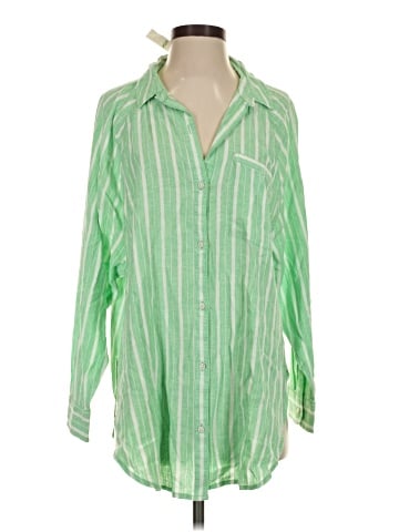 Aerie Long Sleeve Button-Down Shirt (view 1)