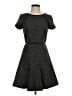 J.Crew Tweed Black Gray Casual Dress Size 2 - photo 1