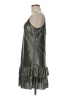 Forever 21 100% Polyester Metallic Silver Cocktail Dress Size M - photo 5