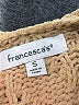 Francesca's Color Block Tan Pullover Sweater Size S - photo 7