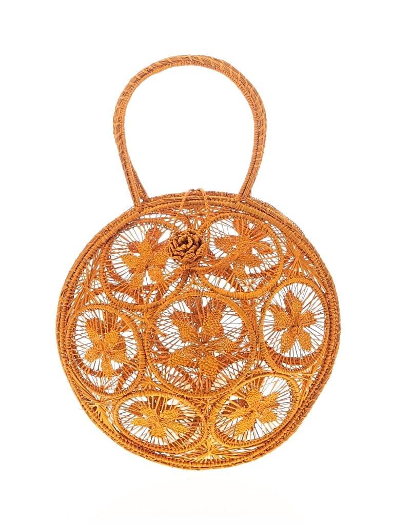 Pre-owned Unbranded Purse In Orange