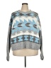 a.n.a. A New Approach Chevron-herringbone Gray Pullover Sweater Size 3X - photo 1