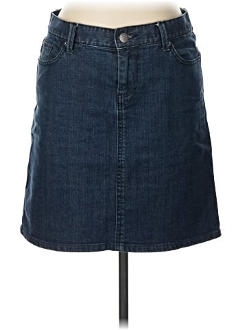 New York & Company Denim Skirt (view 1)