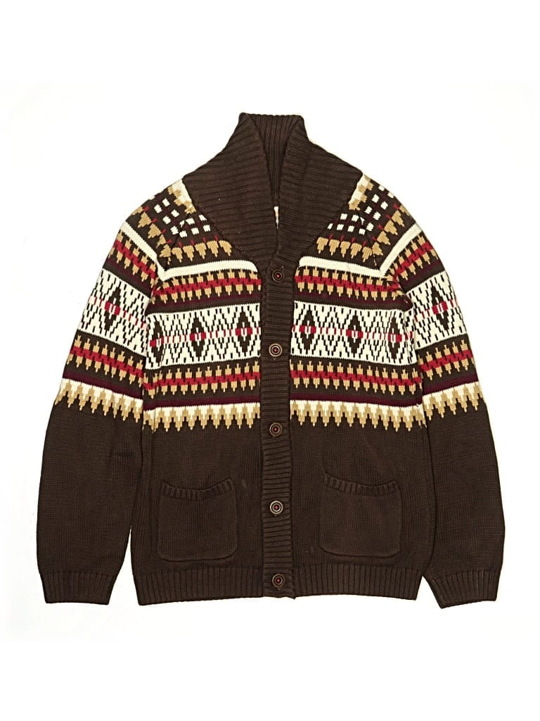 Pre-owned Gymboree Kids' Cardigan Sweater In Brown
