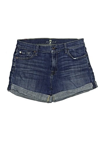 7 For All Mankind Denim Shorts (view 1)