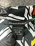 Ashley Stewart 100% Polyester Chevron-herringbone Silver Jumpsuit Size 22 Plus - photo 4