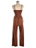 ShoSho Solid Brown Tan Jumpsuit Size M - photo 2