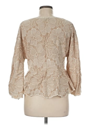 Solitaire 3/4 Sleeve Blouse (view 2)