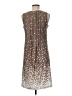 Perceptions Stars Brown Casual Dress Size M - photo 2