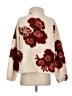Ann Taylor LOFT 100% Polyester Floral Ivory Turtleneck Sweater Size S - photo 2