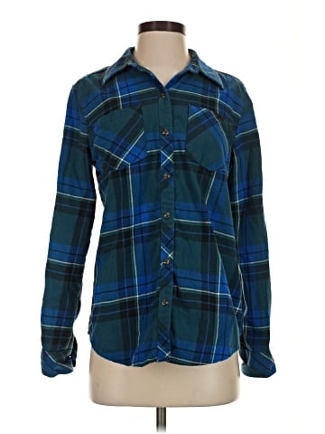 Natural Reflections Long Sleeve Button-Down Shirt (view 1)