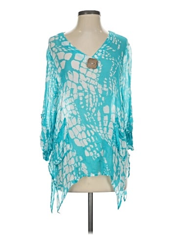 Indigo Soul 3/4 Sleeve Blouse (view 1)