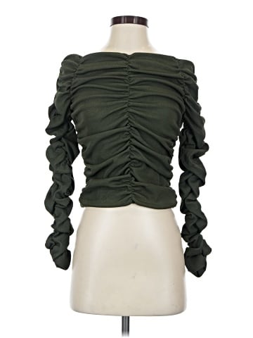 Line & Dot Long Sleeve Blouse (view 1)