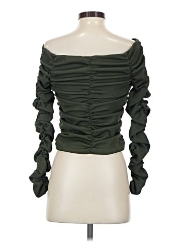 Line & Dot Long Sleeve Blouse (view 2)