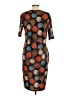 Lularoe Print Brown Cocktail Dress Size L - photo 2