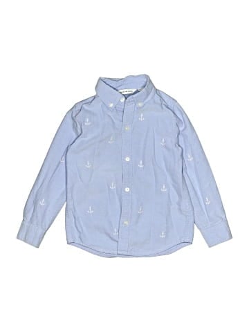 Janie and Jack Long Sleeve Button-Down Shirt (view 1)